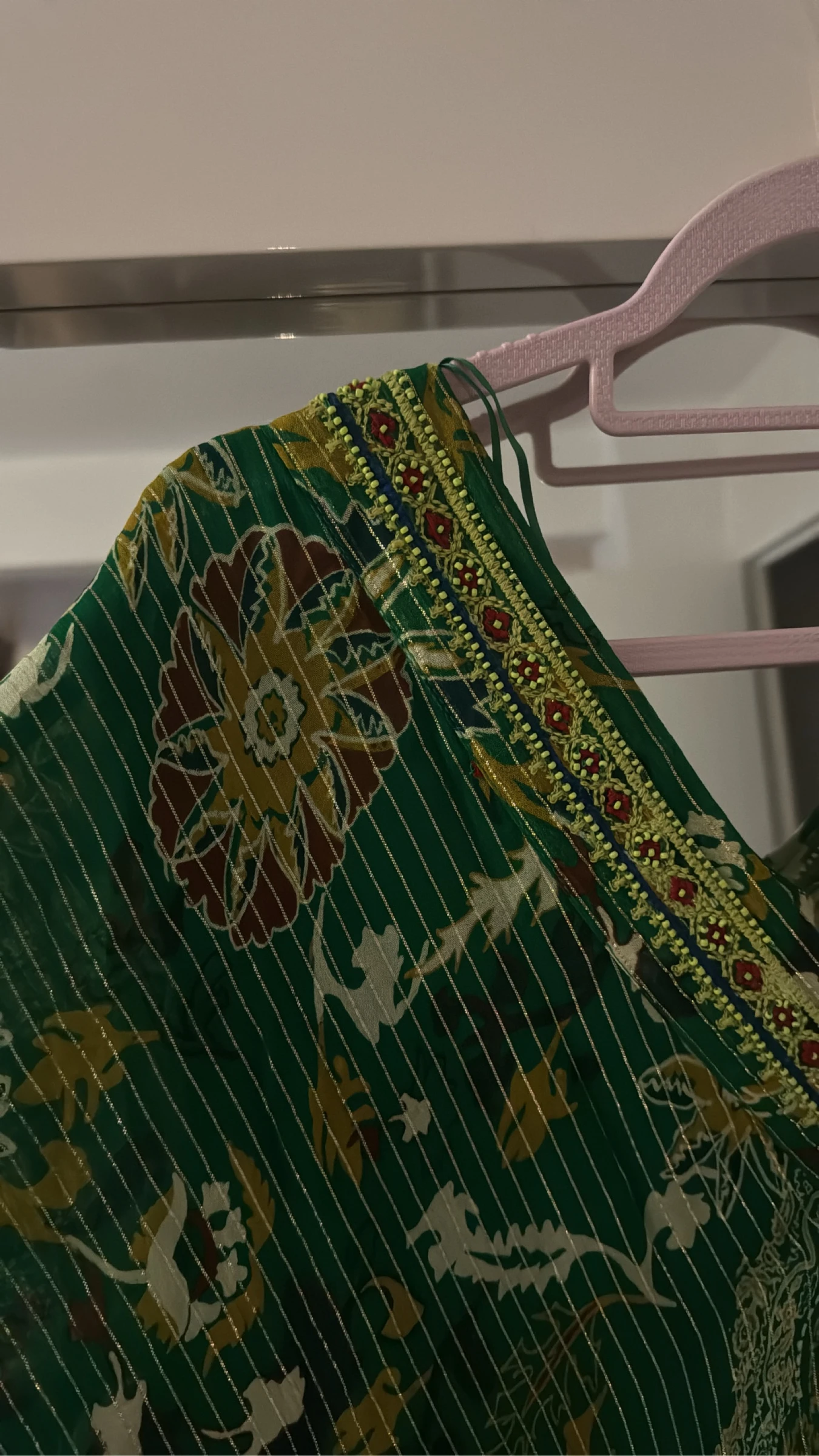 Ropa Zara 🌿 Caftán Verde Fluido 🌿 – photo 3